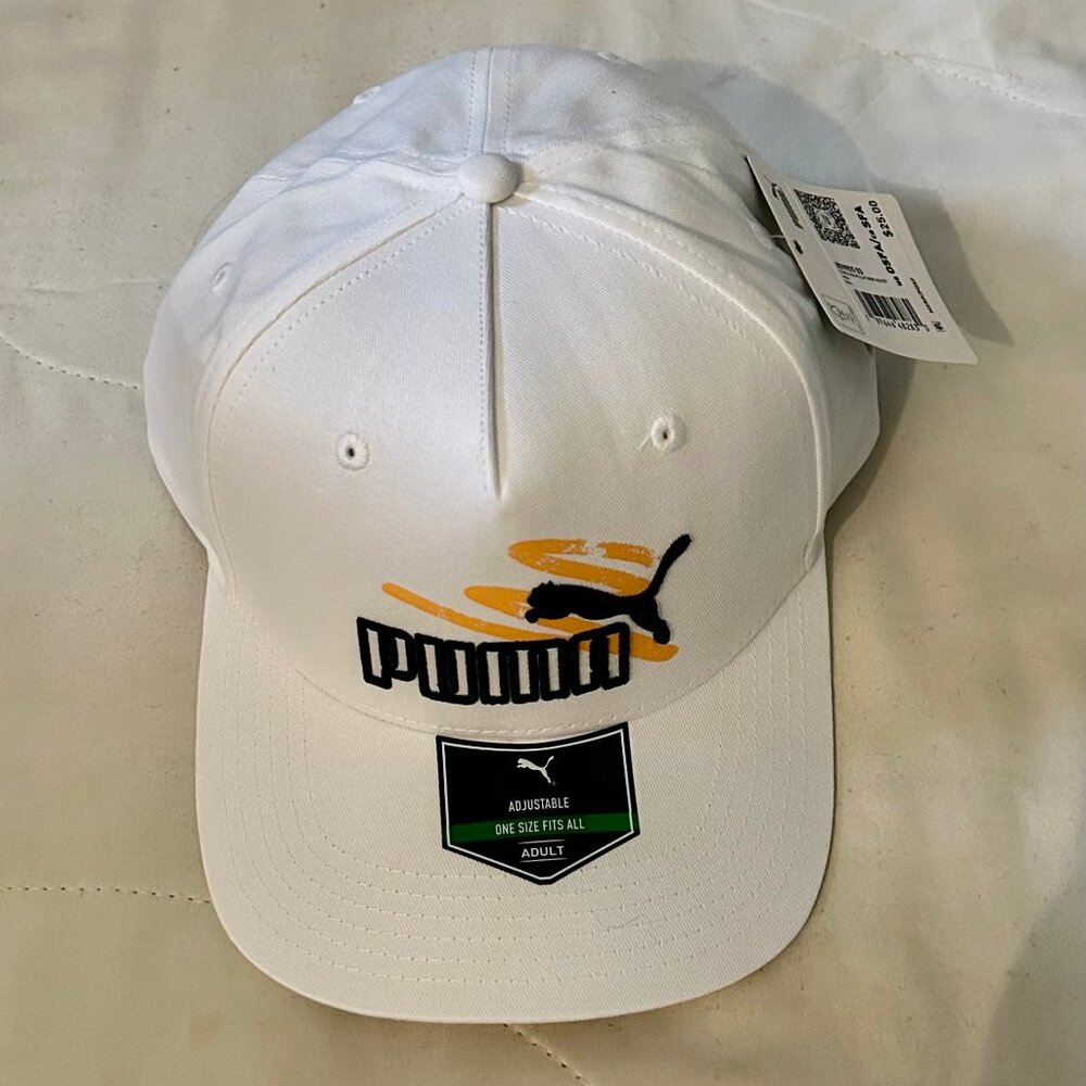Men's/Women's White Puma Hat  - NWT